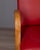 Vintage Italian Armchairs in Red Leather, 1950s, Set of 2 For Sale - Image 4 of 17