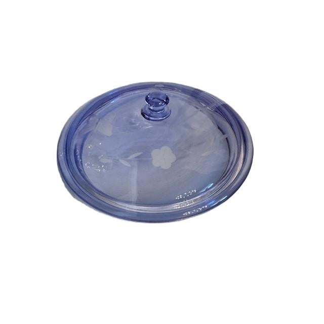 Traditional Lenox Butterfly Meadow Glassware Biscuit Barrel With Lid For Sale - Image 3 of 6