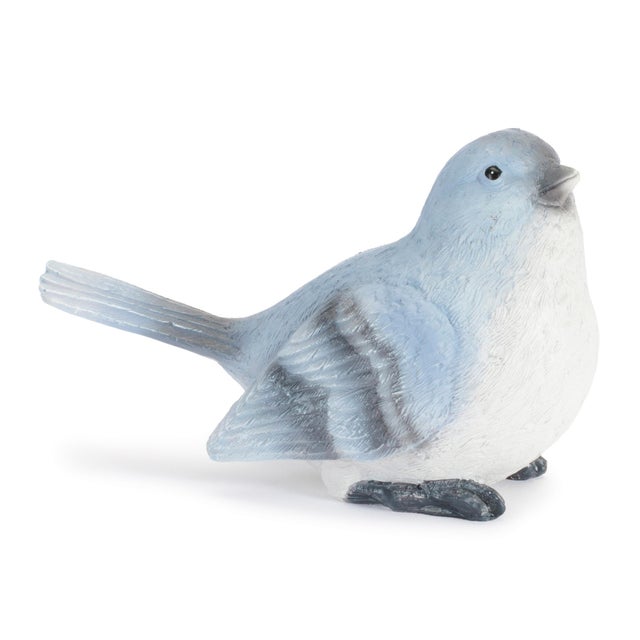 Kenneth Ludwig Chicago Blue Songbird Resin Figurine (Set of 6) For Sale - Image 4 of 5