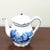 Vintage Blue and White Porcelain Chinoiseries Tea Pot. This beautiful tea pot is ready for afternoon tea with your friends...