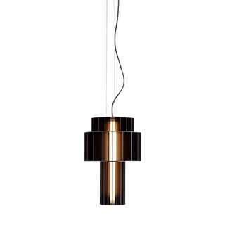 Babel T Pe Black Suspended Lamp by Stephen Burks for Parachilna For Sale