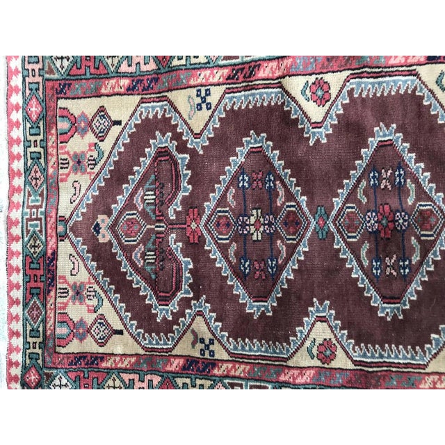 Antique Turkish Rug, 1920s For Sale - Image 3 of 14