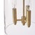 Maiden Glass Pendant, Natural Brass For Sale In Detroit - Image 6 of 8