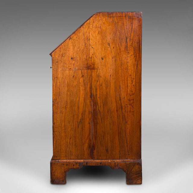 Wood 1760's Antique Gentleman's Bureau For Sale - Image 7 of 12