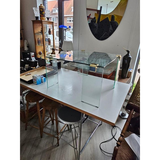 Vintage Square Coffee Table, 1980s For Sale - Image 4 of 5