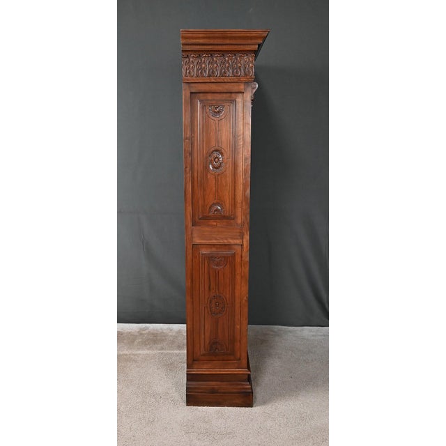Small Early 20th Century Walnut Bookcase For Sale - Image 15 of 18