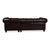Vintage Chesterfield Leather Reddish Brown Chestnut Corner Sofa For Sale - Image 12 of 15