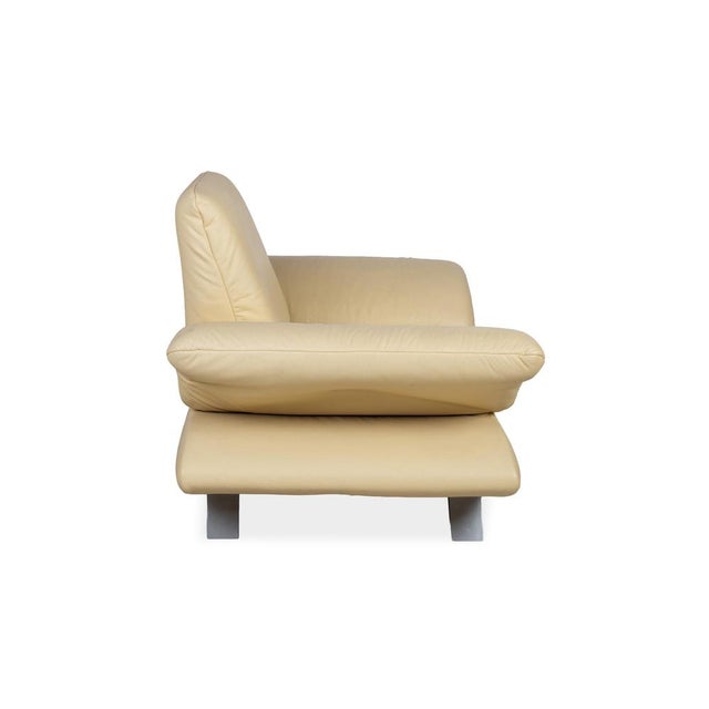 Rossini Armchair in Yellow Leather from Koinor For Sale - Image 12 of 15