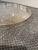 1940s Vintage Silverplate English Round Tray With Pierced Galley Around the Tray For Sale - Image 5 of 6