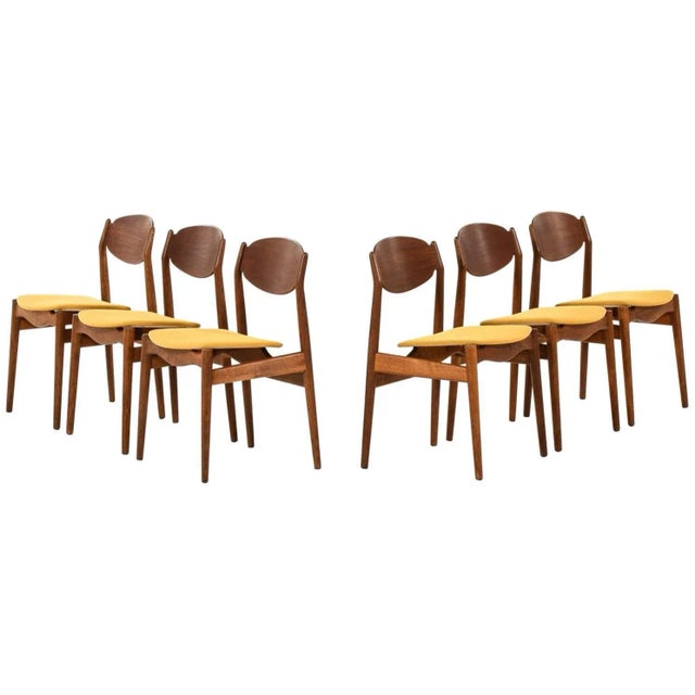 Dining Chairs by Erik Buck for Vamo Møbelfabrik, Denmark, Set of 6 For Sale - Image 9 of 9