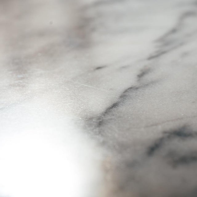 Mid-Century Marble Dining Table with Conical Base in the style of Angelo Mangiarotti For Sale - Image 12 of 18