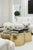 The New Set of 2 Luca Coffee Tables in Gold With Acrylic Top For Sale In Los Angeles - Image 6 of 10