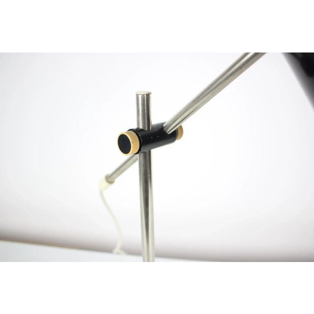 Mid-Century Black Table Lamp, 1970s For Sale - Image 3 of 13