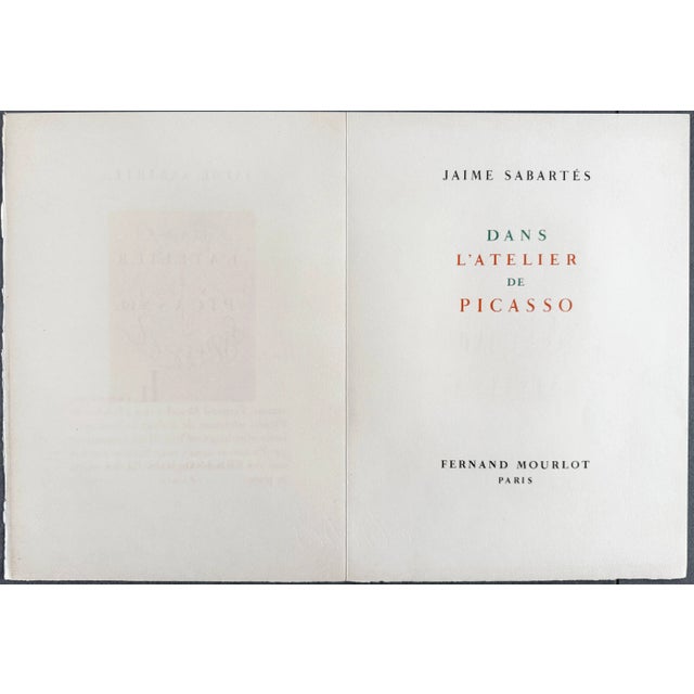 Pablo Picasso, In Picasso's Workshop, 1957, Etching & Watercolor For Sale - Image 6 of 9