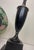 Turned Dark Oak Baluster Shaped Table Lamp, 1950s For Sale - Image 6 of 18