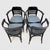 Elegant and rare set of four Vienna Secession armchairs, model no. 714, manufactured by Jacob & Josef Kohn and designed by...