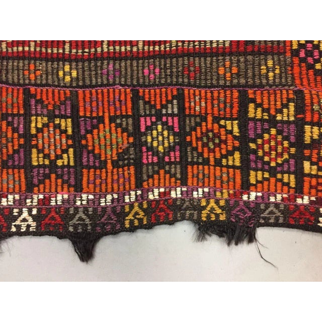 Vintage Turkish Kilim Rug For Sale - Image 4 of 10