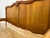 Vintage Louis XVI French Oak Double Bed Frame with Carved Headboard For Sale - Image 11 of 12