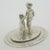 Vintage Dutch Genuine Silver 835 Man with Dog Miniature Figurine, Netherlands, 1978 For Sale - Image 4 of 11