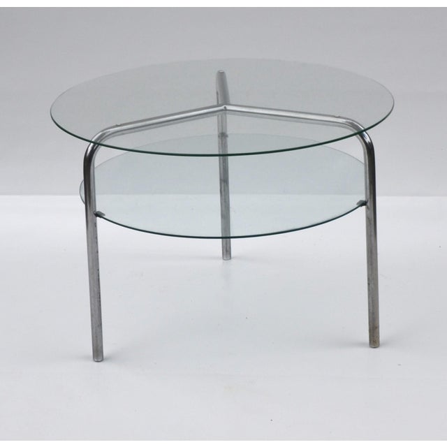 Bauhaus Coffee Table by Th. W. de Wit for E.M.S. Overschie, 1930s For Sale - Image 3 of 5