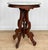 Victorian Antique Victorian Mahogany Oval Marble Top Parlor Side Table For Sale - Image 3 of 12