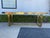 Vintage Brass and Glass Dining Table For Sale - Image 12 of 17