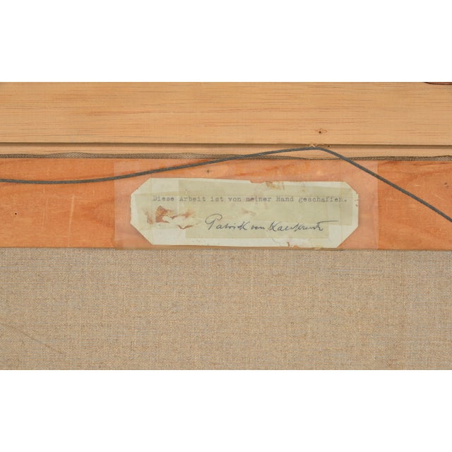 Patrick Von Kalckreuth 1892-1970 Large Seascape Mid Century Modern 37 X 48in. Framed. For Sale - Image 10 of 10