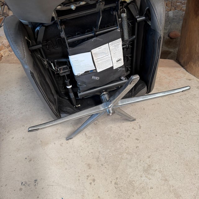 Ergonomic Leather Recliner Made in Norway by I M G Scandinavian Modern For Sale - Image 17 of 17