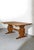 Rustic Scandinavian Modern Rustic Oak Dining Table, Denmark, 1970 For Sale - Image 3 of 9