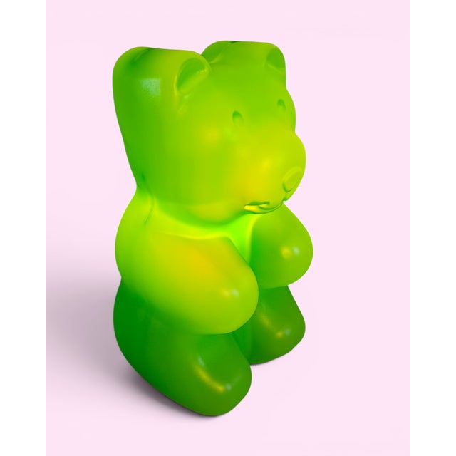 Large Pop Art Green Gummy Bear Lamp from Messow, Germany, 1980s For Sale - Image 4 of 11
