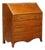 English Style Mahogany Veneered Drop-Leaf Secretaire For Sale