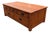 Tiger Oak Mission Style Coffee Table With Cedar Lined Drawers For Sale