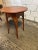 Wood Vintage Whitney Brich Furniture Solid Wood Round Top Side Table. For Sale - Image 7 of 8