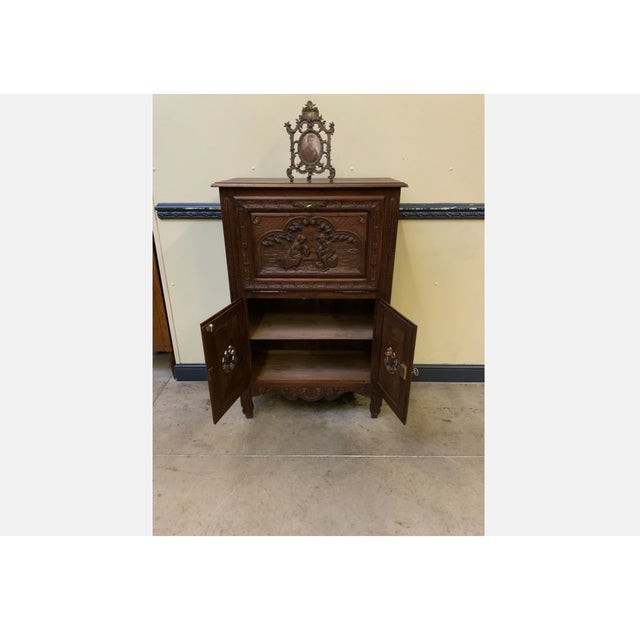 Antique Breton Bar Cabinet, Vertico, 1945 For Sale - Image 3 of 10