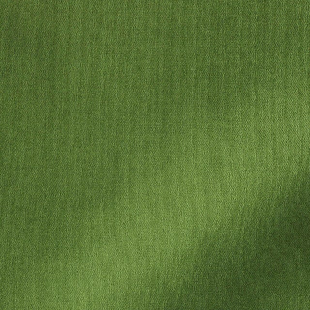 Schumacher Rocky Performance Velvet Fabric in Leaf For Sale
