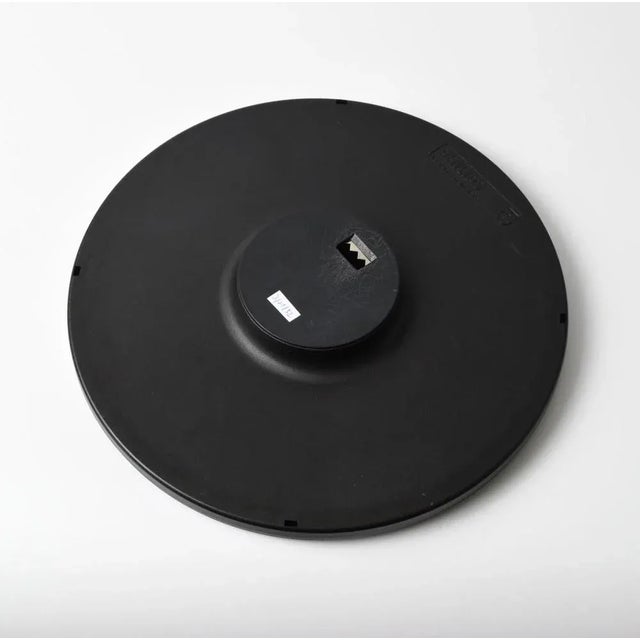 Black Vintage Wall Clock from Philips, 1980s For Sale - Image 8 of 12