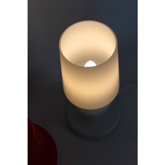 Mid-Century Modern Vintage Glass Table Lamp from Lighting Glass, 1970s For Sale - Image 3 of 17