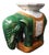 Chinese Green Glazed Ceramic Elephant Garden Stool For Sale