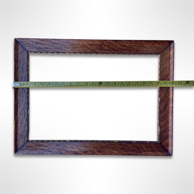 Arts & Crafts Oak Frame Vintage 1940’ Original For Sale In San Diego - Image 6 of 8