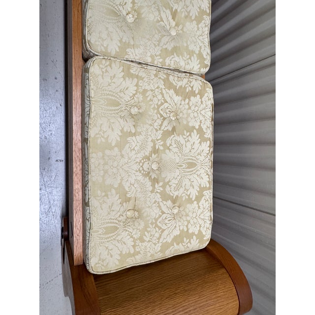 Auburn Vintage 1980s Custom Made Biedermeier Style Bench For Sale - Image 8 of 9