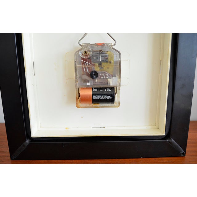 Black Color-Changing Wall Clock from Tian Harlan, 1970s For Sale - Image 8 of 10