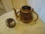 Art Deco Brown Brass Kettle For Sale - Image 6 of 8