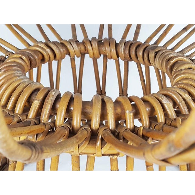 Mid-Century Modern Italian Coffee Table in Rattan and Rush from Franca Helg, 1955 For Sale - Image 18 of 18