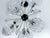 Silver Large Sputnik Glass Pendant Lamp, 1970s For Sale - Image 8 of 18