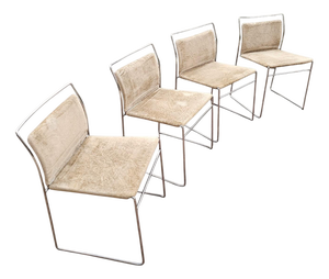 Tulu Chairs by Kazuhide Takahama for Simon Gavina, Italy, 1974, Set of 4