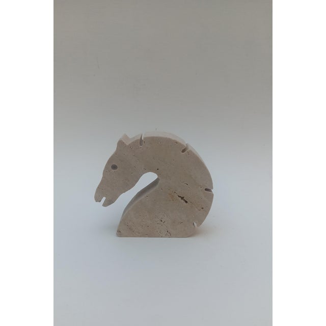 Italian Travertine Horse by Fratelli Mannelli, 1970s, in Very Good conditions. Designed 1970 to 1979 I have official proof...