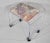 Hollywood Regency 1970's Lucite Waterfall Bench / Stool in Jack Lenore Larsen Velvet For Sale - Image 3 of 11