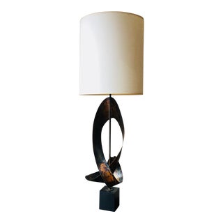 Harry Balmer for Laurel Brutalist Lamp For Sale