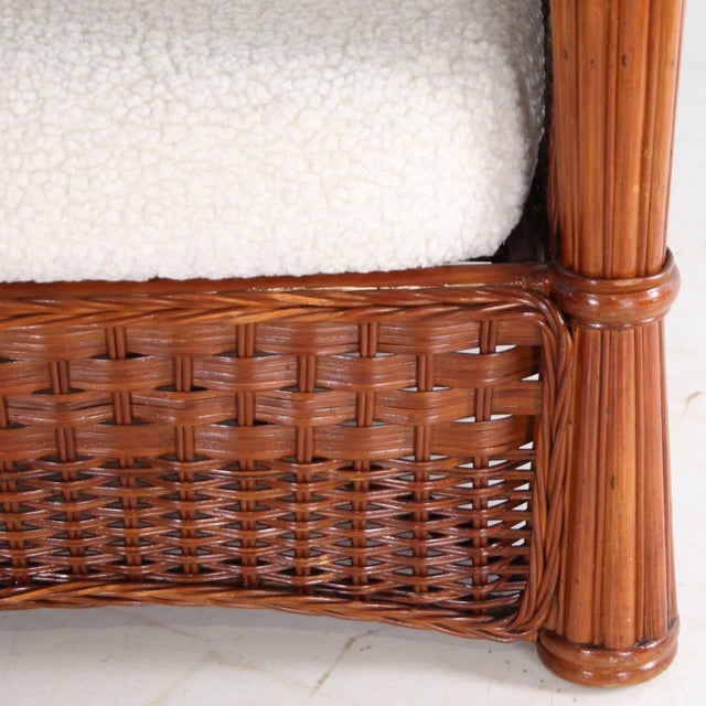 Rattan Living Room Set, 1970s, Set of 3 For Sale - Image 15 of 18