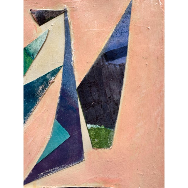 "Free Woman 4" Original Mixed-Media Collage on Paper by Zac Woodiel For Sale - Image 4 of 10